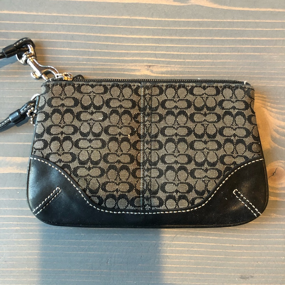 Coach Logo Wristlet - Picture 3 of 6